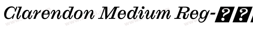 Clarendon Medium Reg字体转换 Clarendon Medium Reg字体转换